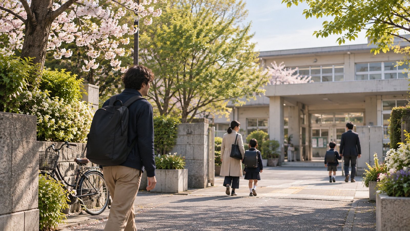 Spring beginning in contemporary Japan