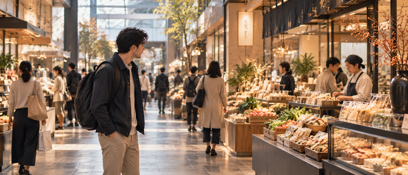 Everyday Japanese shopping environment